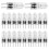 20 lampadine alogene G4, lampadine alogene da 20 W e 12 V 2