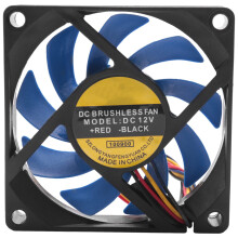 12V DC 32 70mm 4-pins datorchassi CFM PWM CPU PC-fläkt blå och svart