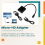 Mikro- till VGA-adapterkabel med USB-kabel för 4 6