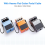 6-pack 6-tums gitarrpatchkablar, instrumentgitarrpedalkablar 5