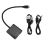 Mikro- till VGA-adapterkabel med USB-kabel för 4 1