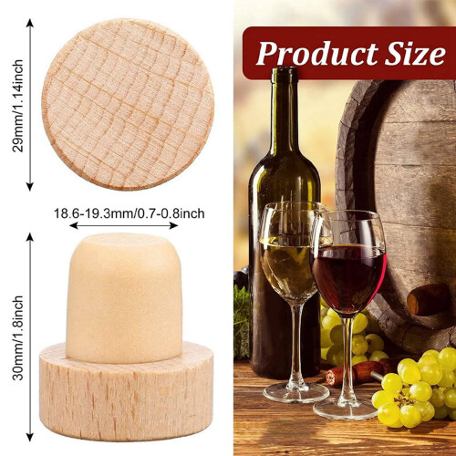 Vinflaskkorkar T-formade korkpluggar för vin Korkvinpropp 1