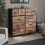 Vida Designs (Rustic Brown) Chorley 10 Fabric Drawer Home Storage Chest 1