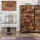Vida Designs (Rustic Brown) Chorley 10 Fabric Drawer Home Storage Chest 4