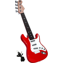 Gitarrenspielzeug für Kinder, 4-saitige E-Gitarre, Musikinstrumente, B