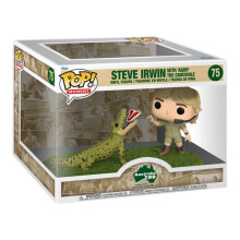 De krokodillenjager Steve Irwin met Agro Pop! Moment