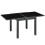 Outsunny Outsunny Extendable Outdoor Dining Table Patio Table, Black 9