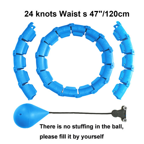 24pcs Knoten Blau Gewichtet