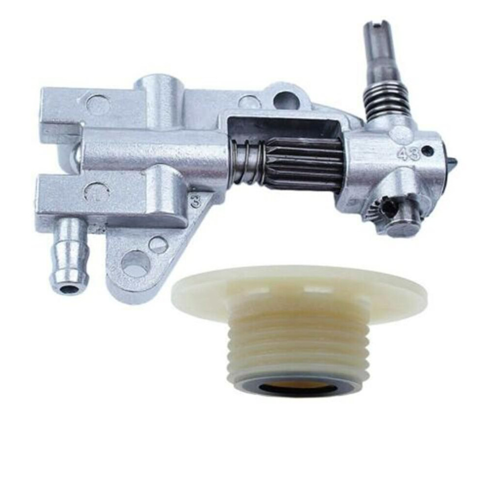 Oil Drive Pump Worm Gear Kit For Chinese Chainsaw 5200 4500 5800 52cc