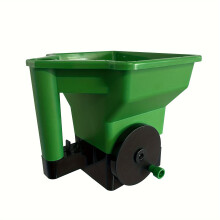 (Green) 1pc 3L High-Efficiency Garden Seeding Tool - Easy-to-Use Handheld Fertilizer Spreader for Seeds, Salt & Snow