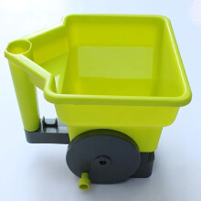(Yellow) 1pc 3L High-Efficiency Garden Seeding Tool - Easy-to-Use Handheld Fertilizer Spreader for Seeds, Salt & Snow