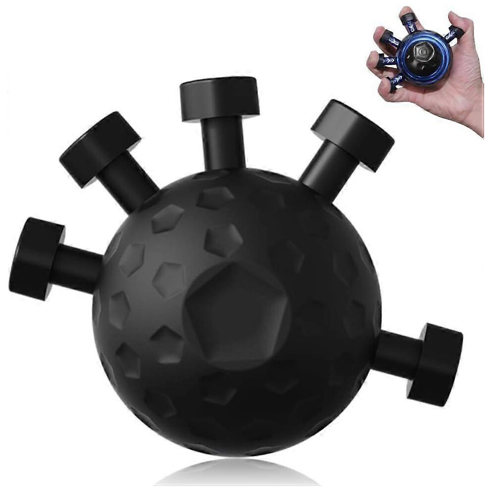 (Black)Finger Grip Strengthener, Hand Grip Strengthener Finger Exerciser Gripper Tool, Hand Strengthener Hand Grip Strength Trainer