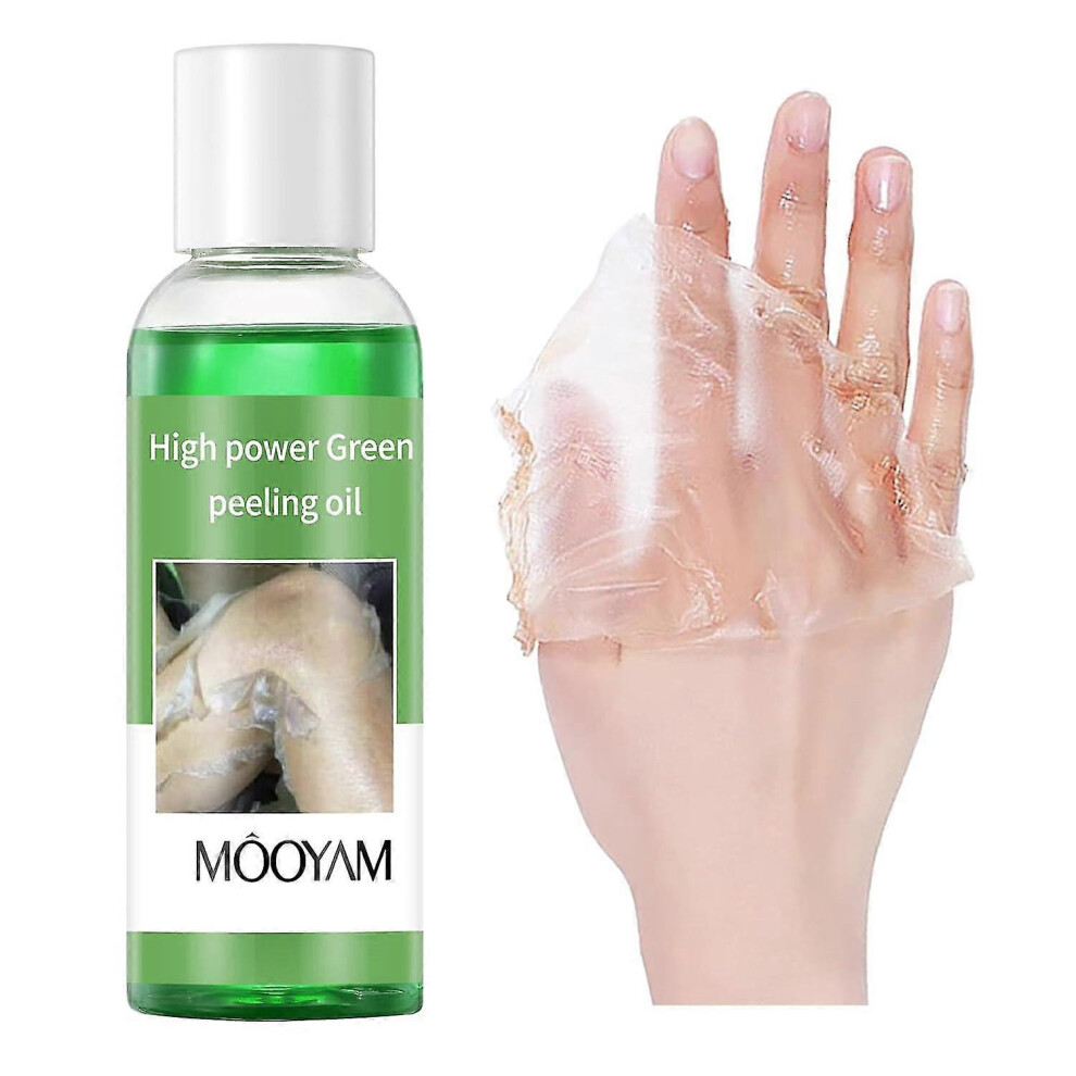 (1pc) Peeling Oil for Dark Skin, Green Peeling Oil, Peeling Oil with Hyaluronate, Exfoliating Peeling Solution for Body, Chemical Peel At Home for Dark Spot