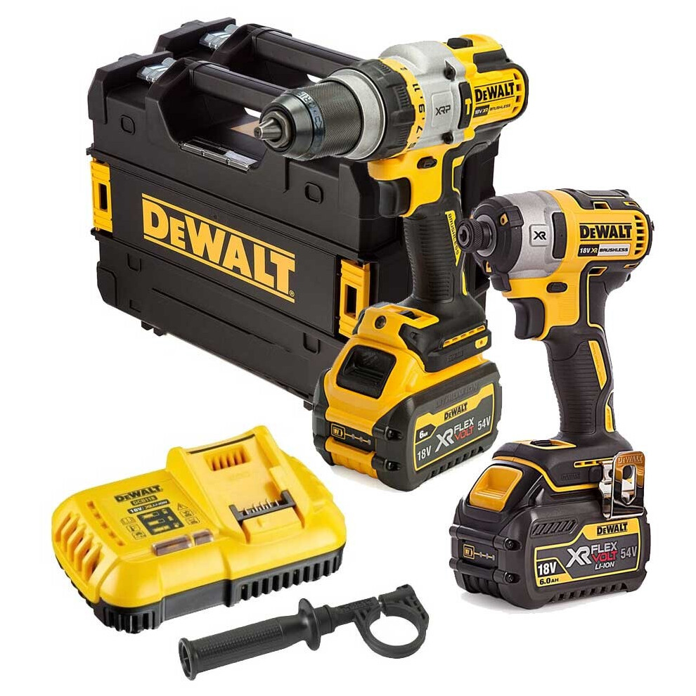 DeWalt 18v XR FlexVolt Advantage High Power Set - DCD999N Combi Drill + DCF887N