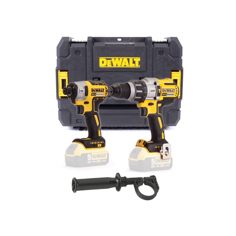 Dewalt DCK276 18v Brushless DCD996 Combi Drill DCF887 Impact Driver Bare + Tstak