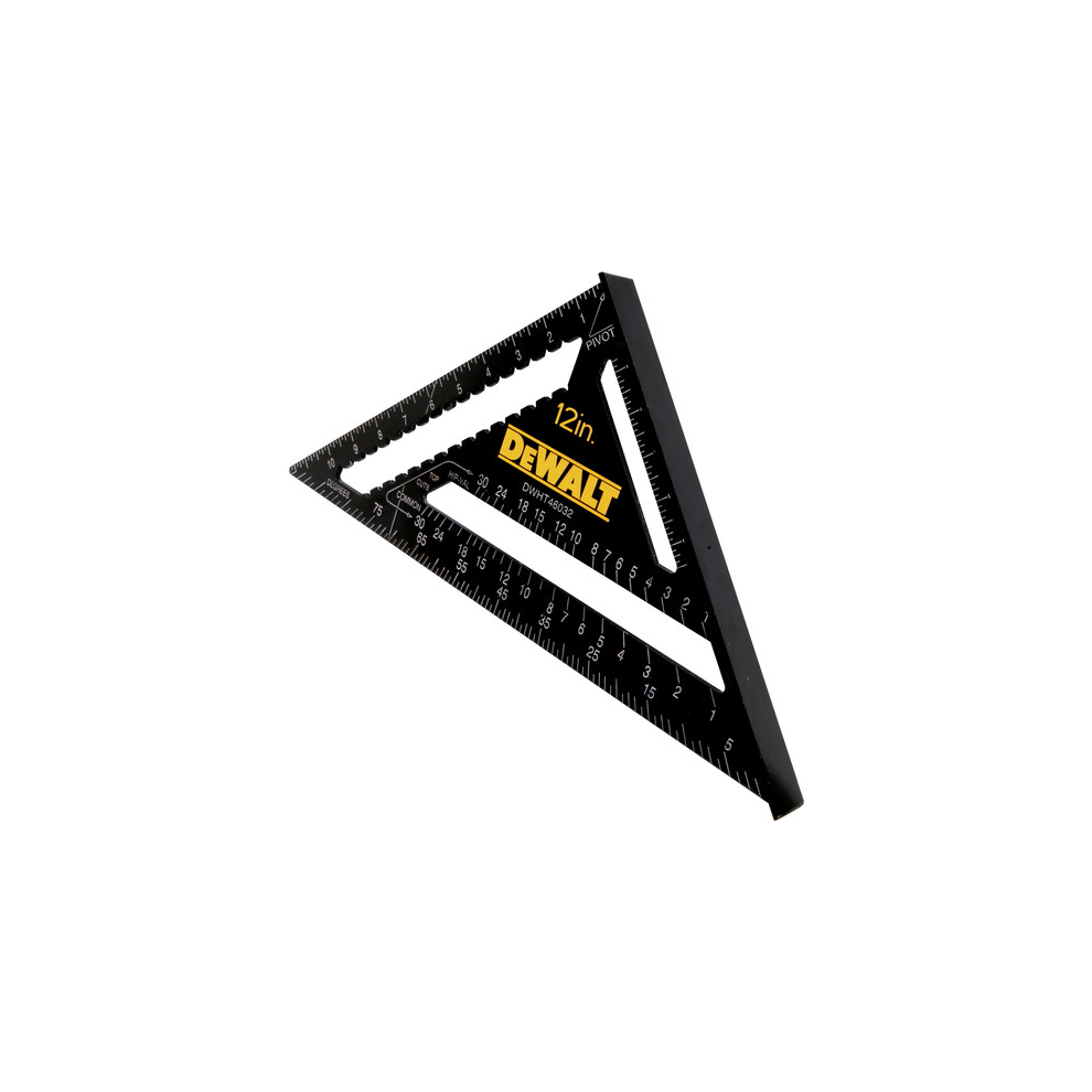 Dewalt 12" Rafter Layout Square - Heavy-Duty Aluminum Tool