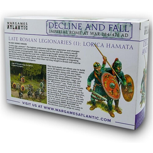 Wargames Atlantic Decline and Fall: Ρωμαϊκοί Λεγεωνάριοι με Lorica Hamata (24 φιγούρες) 1