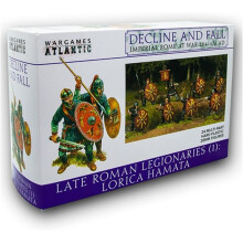 Wargames Atlantic Decip and Fall: Imperial Rom i War - Late Roman Legionaries Lorica Hamata (24 figurer) Multi -Del Hard Plastic (High Impact Pol
