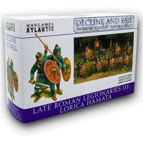 Wargames Atlantic Decline and Fall: Ρωμαϊκοί Λεγεωνάριοι με Lorica Hamata (24 φιγούρες)