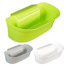 GEEZY Hanging Cupboard Waste Bin Space-Saving Kitchen Door Caddy for Rubbish Under-Sink Fits Most Cabinets