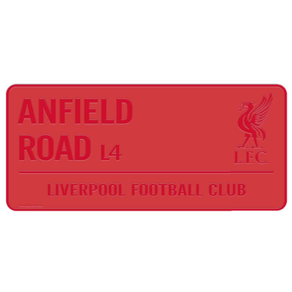 Liverpool Fc Street Sign Official Licensed Product Red