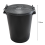 Large Plastic Bin With Lockable Lid Indoor or Outdoor- 110l - Black 3