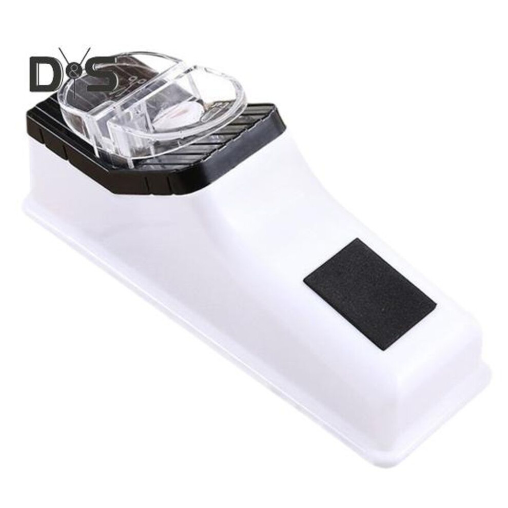 (white) Professional Electric Knife Sharpener With Protective Cover Powerful Motor Quick Sharpening Whetstone Knife Sharpener