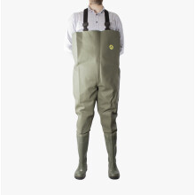 (UK 7) Amblers Safety TYNE Unisex Safety Waders Green