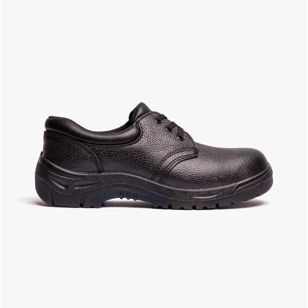 (Uk 6) Grafters M530a Mens Leather Safety Shoes Black 5050703177986