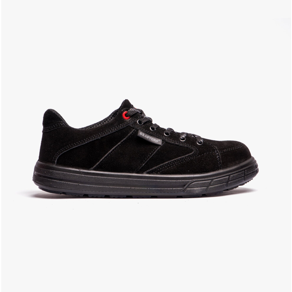(Uk 6.5) Grafters M9512as Unisex Skate Safety Shoes Black 5050703489812
