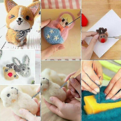 Felting Needles Kit Multipurpose Wool Felt Sewing Needles Portable Diy Zekai 1