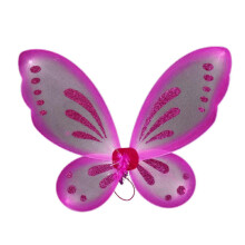 Fairy Genie Wings Costume Toddler Dress Up Butterfly Shaped Wings with Elastic String for Girls