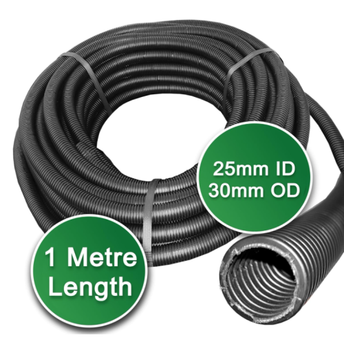 Flexible connection pipe for waterbut 25mm downpipe connector -1M 1
