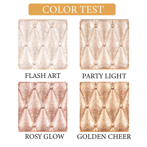 4                       highlighter, shimmer bronze, contour shadow illumination,                                      highlighter, 1