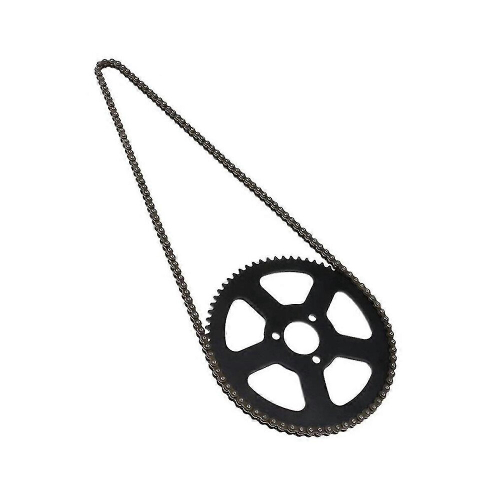 25h 136 Chain + 68t Sprocket 2 Stroke 47cc 49cc for Mini Small Sports Car Pocket Bike Off-road Moto