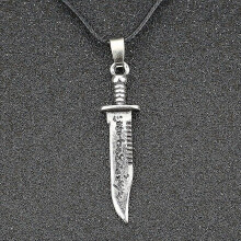 Supernatural Demon Knife Necklace Blade Dagger Vintage Retro Pendant Movie jewelry