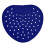 Urinal Screen Deodorizer Large Hole Anti Splash Deodorizer Scented Urinal Screen Mats for Bathrooms Restroomsblue 5