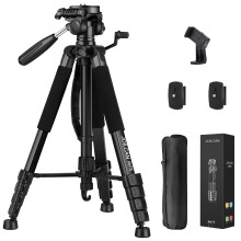 JOILCAN Tripod Camera Tripods 74"" Tripod for Camera Phone Video Recording Heavy Duty Camera Tripod Stand Professional Travel DSLR Tripod