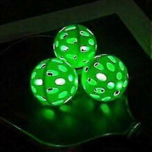 Glow In The Dark Pickleball Balls: Led Light Up Pickleball Ball, Usapa Standard Outdoor 40 Holes Pic