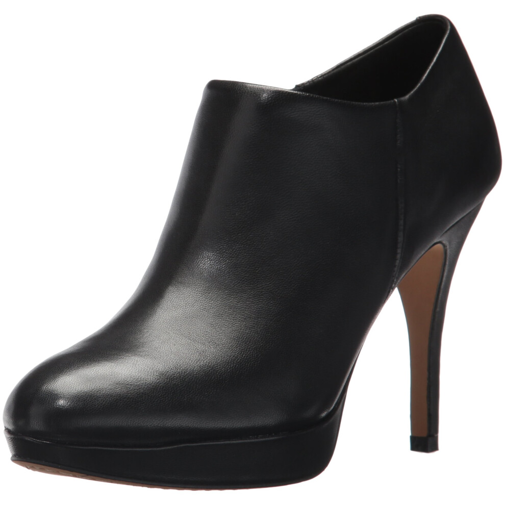 Vince Camuto Womens Elvin Platform Bootie Ankle Black Nappa 8.5 US