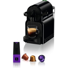 Kapselmaschine mit Hochdruckpumpe, 0,7 L Tank, Energiesparfunktion Auto-Off 9 Min, Espresso/Lungo, Schwarz