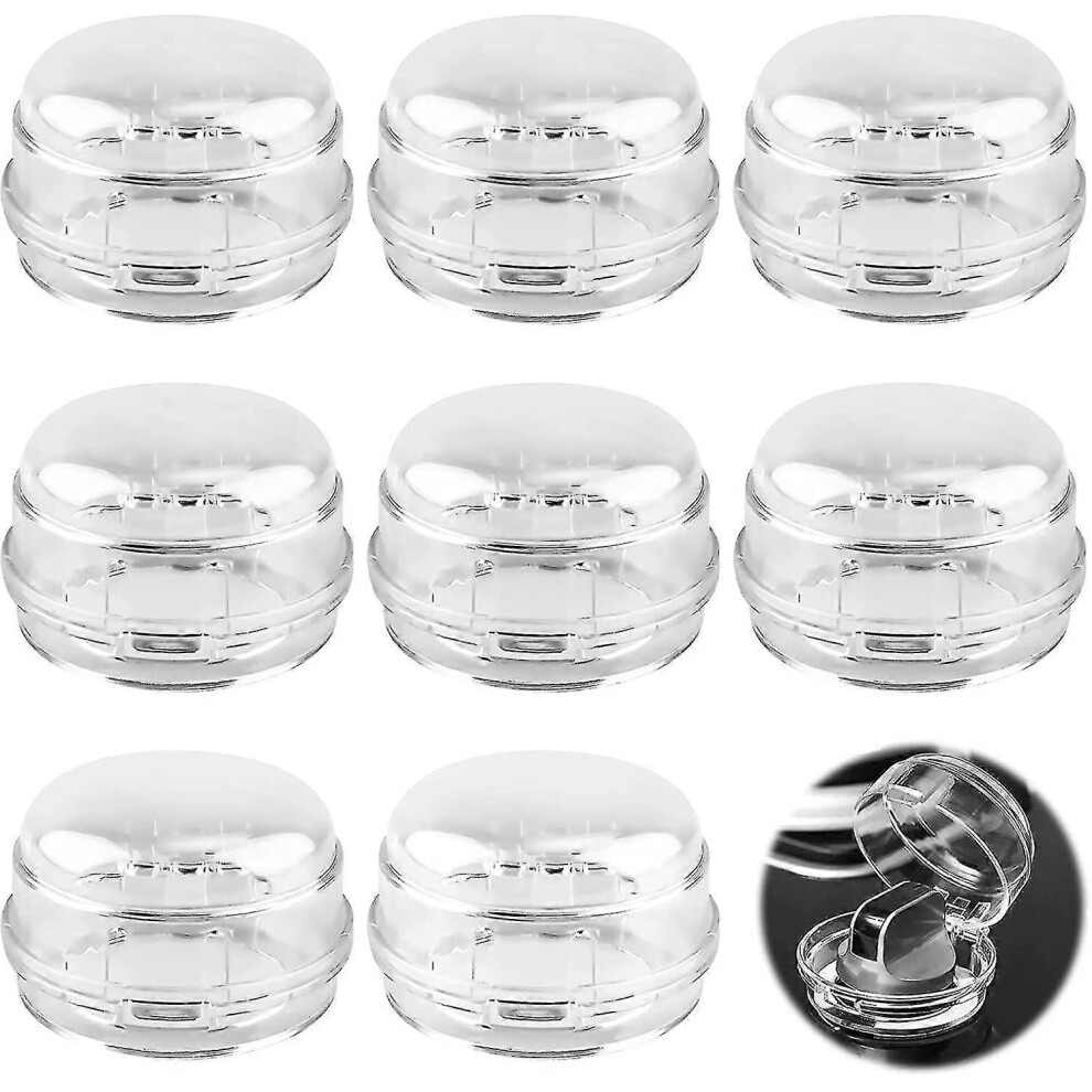 8 Pcs Stove Knob Covers, Oven Knob Lock Security Knob Cover Guards Cooker Switch Protective Cover