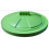 80L Lime Plastic dustbin with lockable lid for home and garden storage 3
