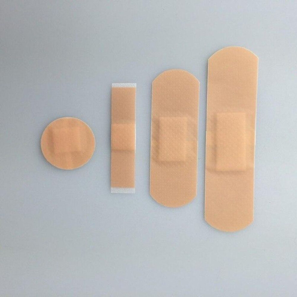 100Pcs/Pack Waterproof Band-Aids Adhesive Bandage First Aid Medical Anti-Bacteria Wound Plaster Multi Size Travel Emergency Kits