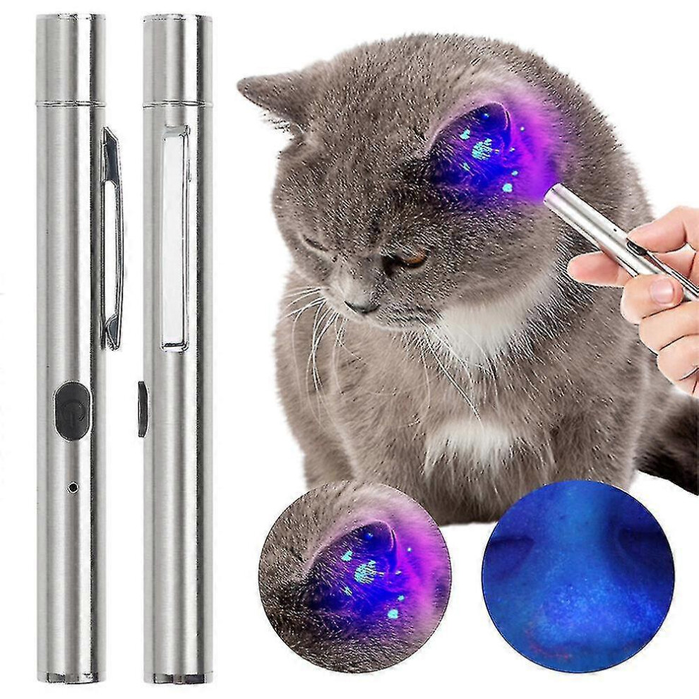 Chien Chat Détection Fungus Wood's Light Usb Moss Light Pet Skin Disease 365 Uv Black Mirror Detection Lamp