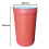 215 47 gallon shipping drum container storage bin with lid and clasp 4