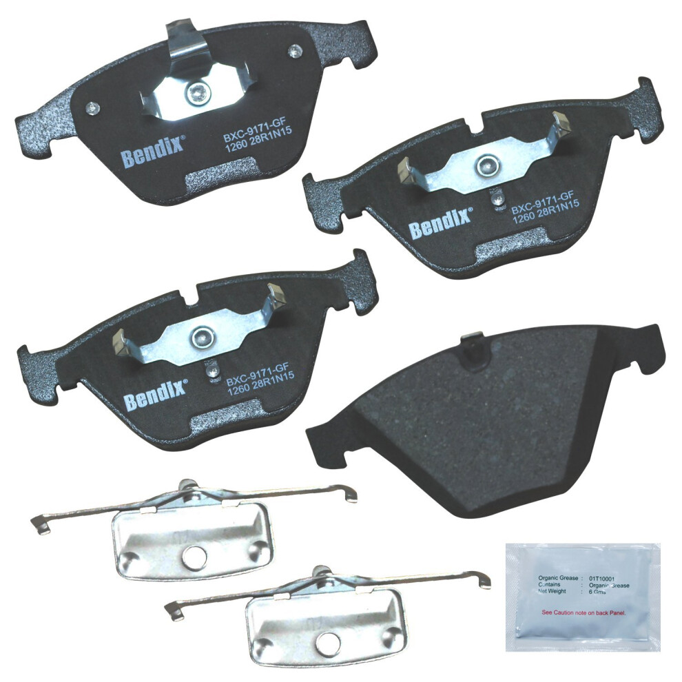 Bendix Priority1 Cfc1260 Ceramic Front Brake Pads For Select Models Bmw 323I 325I 328I 328I Xdrive 328Xi 335D 335I 335Is 335I 525I 530I 645C 887243214254