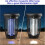 Solar fly killer lamp 5.5W solar panel fly killer lamp two charging modes fly killer lamp 3