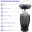 Solar fly killer lamp 5.5W solar panel fly killer lamp two charging modes fly killer lamp 2
