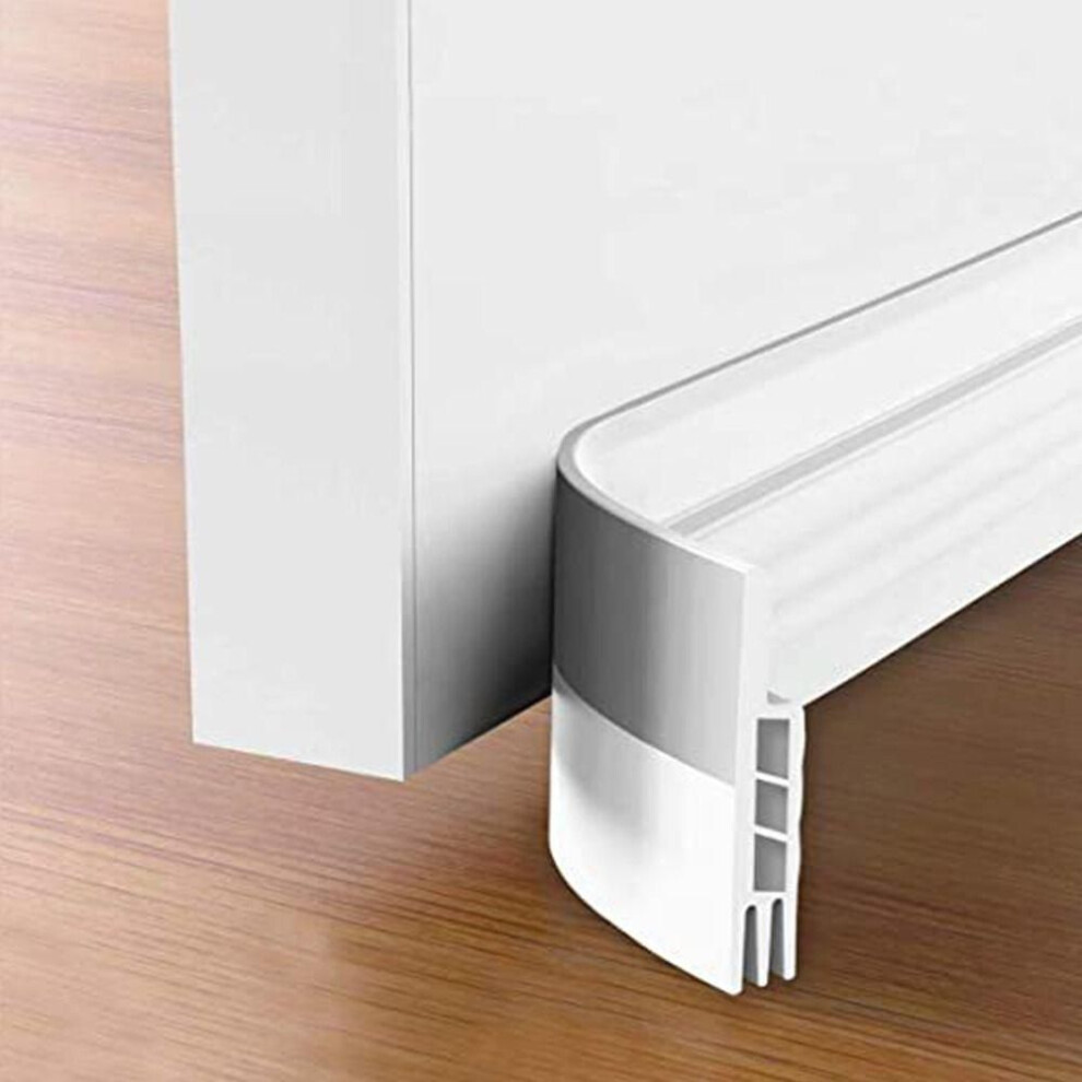 (white) Premium Door Seal Strip Keeping Out Cold Door Draft Stoppers  For Bottom Of Door
